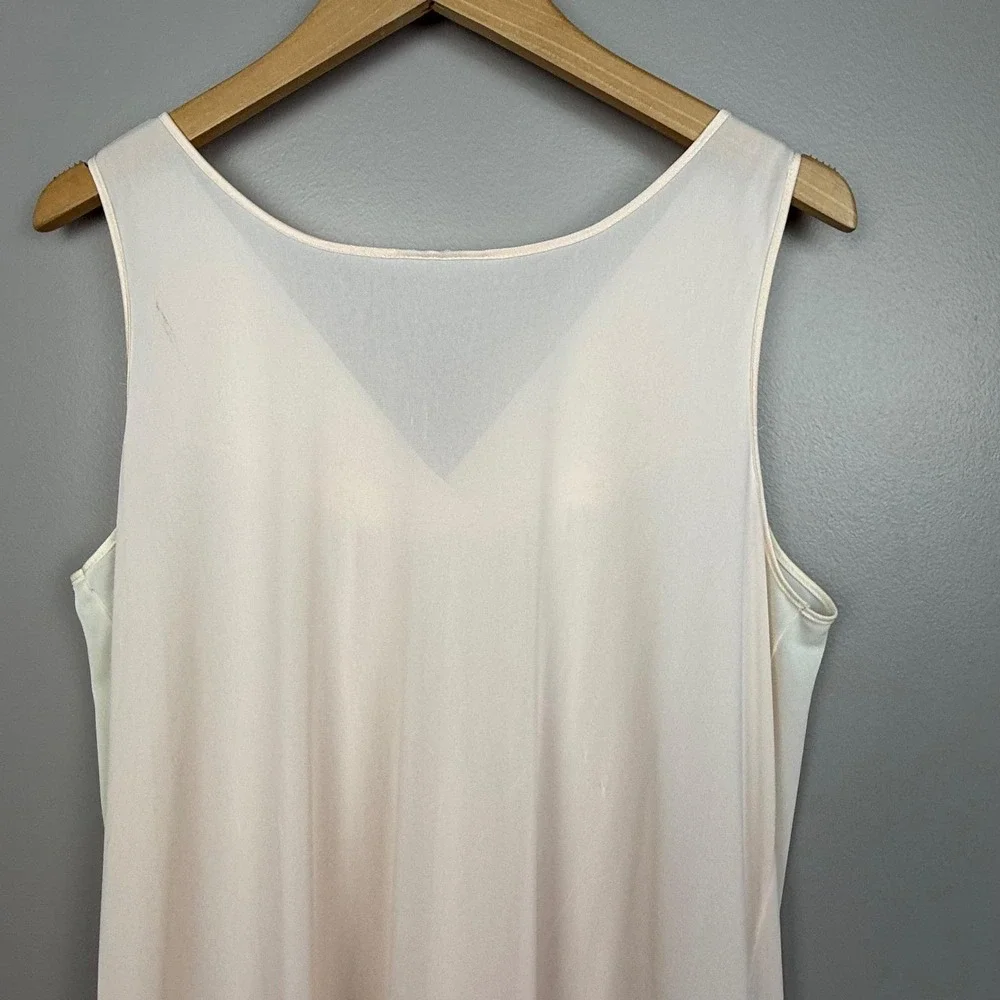Vintage Vanity Fair Nylon Tricot Slip Nightgown USA 60s 70s‎ Women's Large